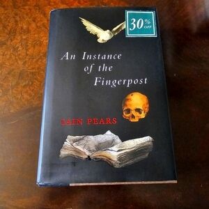 An Instance of the FingerpostNovel by Iain Pears, Hardcover, Pre-owned